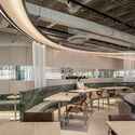 Restaurant Nectar Oum / Madarq studio - Interior Photography, Restaurant & Bar Interiors, Kitchen, Lighting, Chair