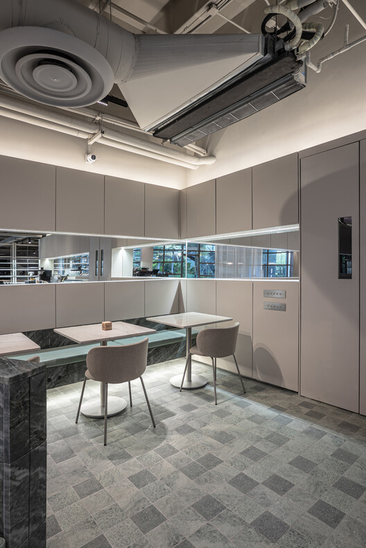 Restaurant Nectar Oum / Madarq studio Restaurant Nectar Oum / Madarq studio - Interior Photography, Kitchen, Chair