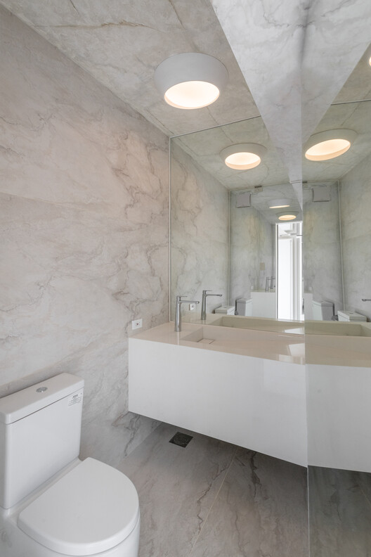 Exalt Mausoleum / Jim Caumeron Design - Interior Photography, Bathroom, Sink, Countertop, Glass