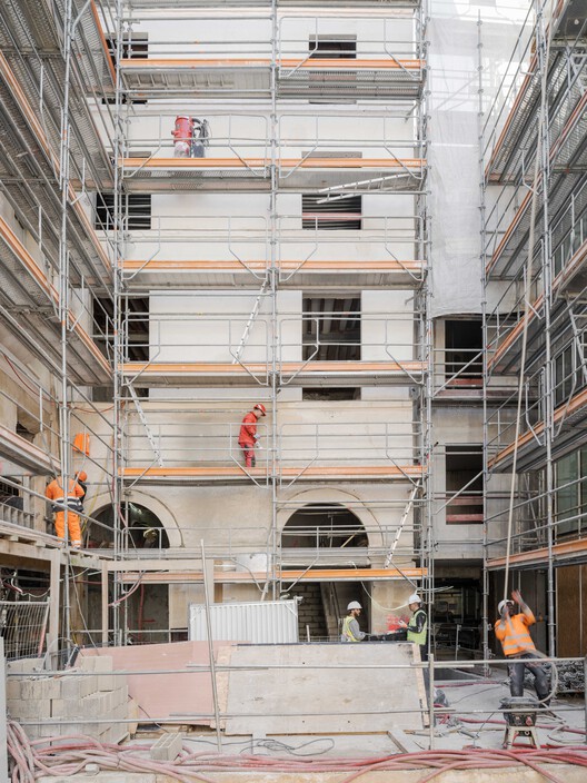 Rue Pavée, renovation project for a complex of historic buildings in Paris / MARS Architectes Rue Pavée, renovation project for a complex of historic buildings in Paris / MARS Architectes - Interior Photography