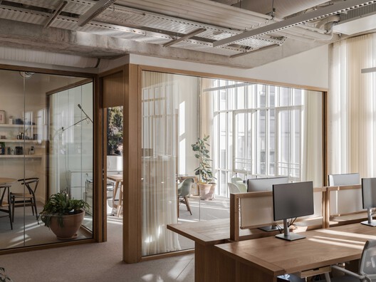 Rue Pavée, renovation project for a complex of historic buildings in Paris / MARS Architectes Rue Pavée, renovation project for a complex of historic buildings in Paris / MARS Architectes - Interior Photography, Wood, Chair, Table, Lighting