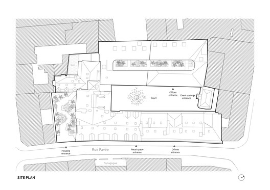 Rue Pavée, renovation project for a complex of historic buildings in Paris / MARS Architectes Rue Pavée, renovation project for a complex of historic buildings in Paris / MARS Architectes - Image 29 of 41