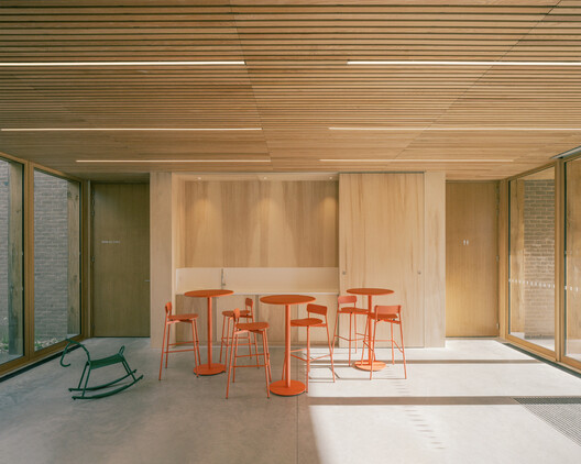 Val d'Oust Cultural Center / Atelier 56S - Interior Photography, Wood