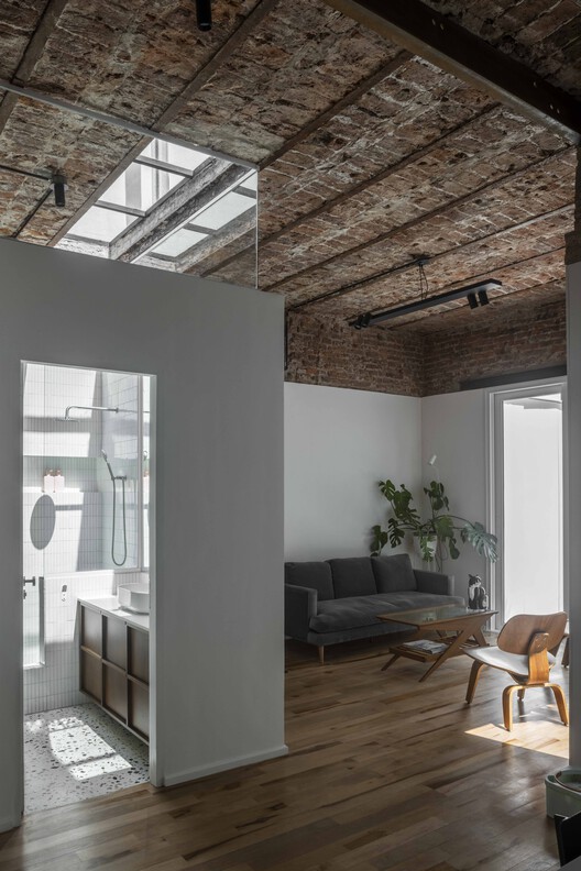 PH Juana / Estudio NU PH Juana / Estudio NU - Interior Photography, Wood, Lighting, Beam, Brick, Chair