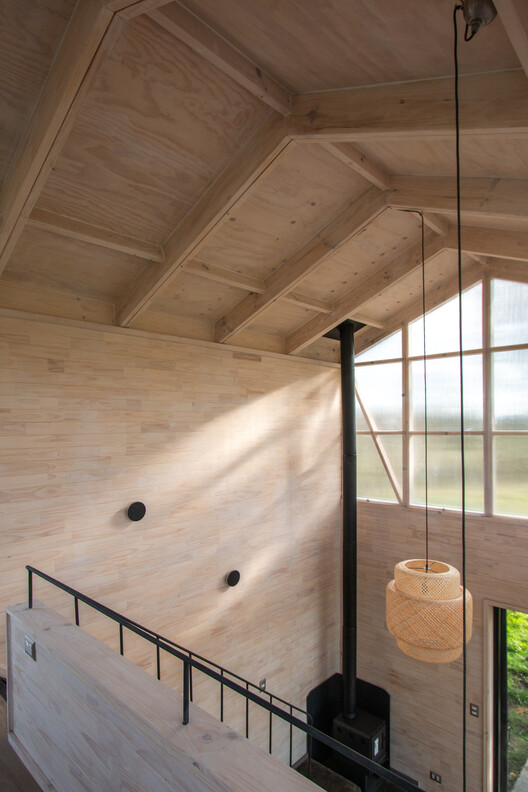 Vivienda Atalaya / Refugio Outdoor Vivienda Atalaya / Refugio Outdoor - Fotografía interior, Madera, Fijación Vigas