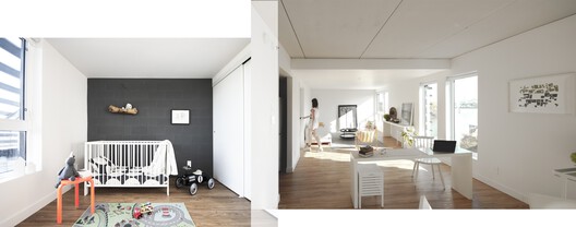 90/100 Mixed Use Project / 5468796 Architecture 90/100 Mixed Use Project / 5468796 Architecture - Interior Photography, Kitchen, Wood, Lighting, Chair