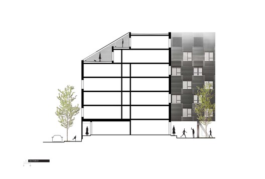 90/100 Mixed Use Project / 5468796 Architecture 90/100 Mixed Use Project / 5468796 Architecture - Image 22 of 31
