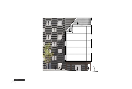 90/100 Mixed Use Project / 5468796 Architecture 90/100 Mixed Use Project / 5468796 Architecture - Image 26 of 31