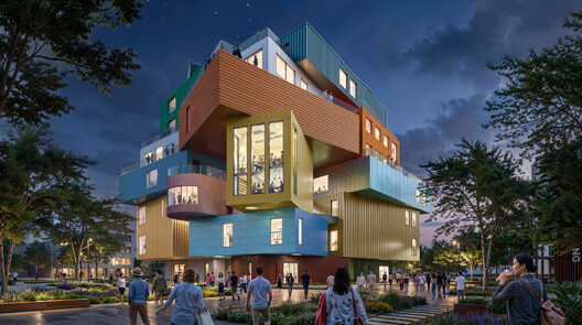 MVRDV Reveals Bihailou Art Village in Shenzhen as a Vertical Village Interpretation MVRDV Reveals Bihailou Art Village in Shenzhen as a Vertical Village Interpretation - Image 5 of 15