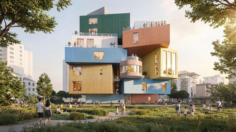 MVRDV Reveals Bihailou Art Village in Shenzhen as a Vertical Village Interpretation - Featured Image