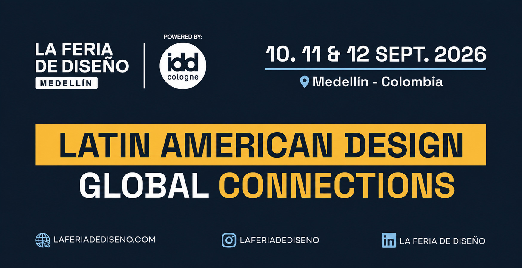 Design Meeting Medellín: Největší latinoamerická design feria přichází v roce 2026