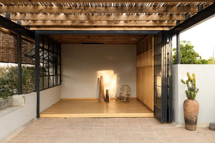 Rayón 376 Terrace / Eduardo Garretti studio - Interior Photography, Wood, Beam