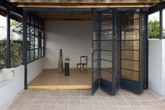 Rayón 376 Terrace / Eduardo Garretti studio Rayón 376 Terrace / Eduardo Garretti studio - Interior Photography, Wood, Door, Glass