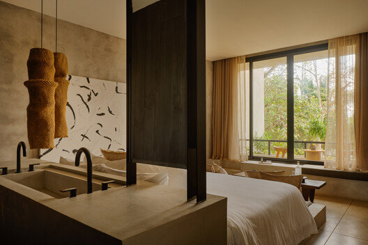 Esh Hotel and Spa / FAMM Arquitectura + Sulkin Askenazi Esh Hotel and Spa / FAMM Arquitectura + Sulkin Askenazi - Interior Photography, Bedroom, Wood, Bed