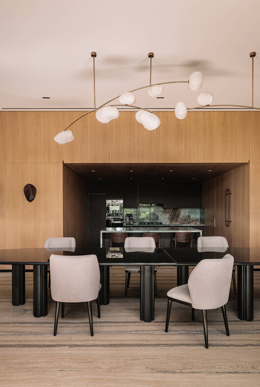 CASAVIVA Residence / SHROFFLEóN CASAVIVA Residence / SHROFFLEóN - Interior Photography, Dining room, Wood, Chair, Table, Lighting