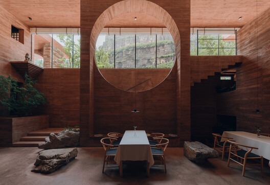 House WoQuanShanFang / Yinyuan Studio - Interior Photography, Wood, Brick