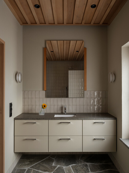 Villa Österlen / Note Design Studio Villa Österlen / Note Design Studio - Interior Photography, Kitchen, Wood, Countertop, Sink