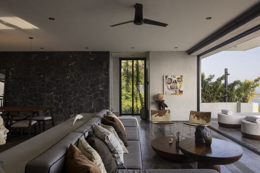 Shadows House / Seiro Arquitectos Shadows House / Seiro Arquitectos - Interior Photography, Living Room, Sofa, Wood, Table, Chair