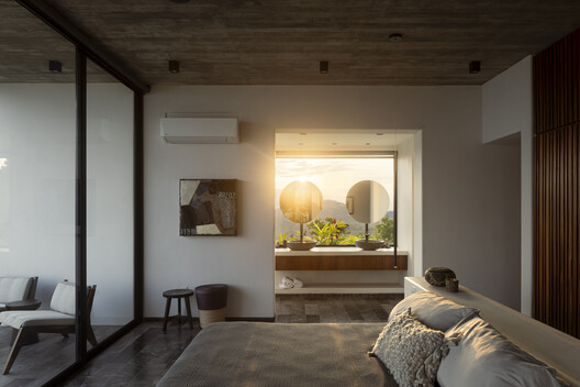 Shadows House / Seiro Arquitectos Shadows House / Seiro Arquitectos - Interior Photography, Bedroom, Wood, Lighting, Chair, Bed
