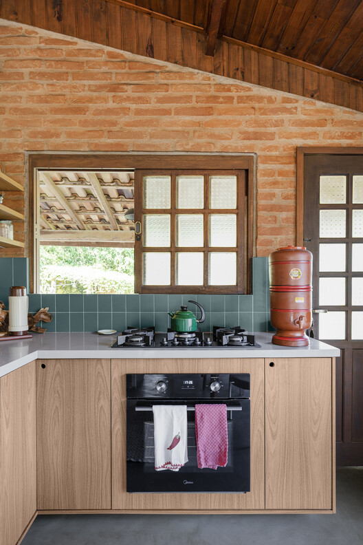 Quetzal House / Sertão Arquitetos Quetzal House / Sertão Arquitetos - Interior Photography, Kitchen, Countertop, Wood
