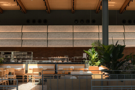 Community Canteen No. 11, Aranya Qinhuangdao / Verse Design Community Canteen No. 11, Aranya Qinhuangdao / Verse Design - Interior Photography, Kitchen, Wood, Chair