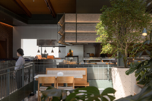 Community Canteen No. 11, Aranya Qinhuangdao / Verse Design Community Canteen No. 11, Aranya Qinhuangdao / Verse Design - Interior Photography, Kitchen, Chair