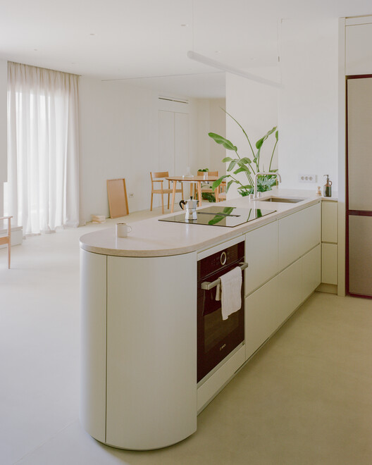 Kifisia Apartment: A Reconfiguration of Domestic Boundaries / Georgios Apostolopoulos Architects Kifisia Apartment: A Reconfiguration of Domestic Boundaries / Georgios Apostolopoulos Architects - Interior Photography, Kitchen, Wood, Countertop, Sink