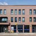 Pavillon Monk  / L. McComber  - Exterior Photography, Social Housing, Facade, Door