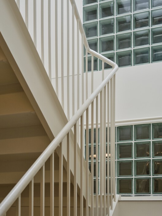 Pavillon Monk / L. McComber Pavillon Monk / L. McComber - Interior Photography, Wood, Stairs, Handrail