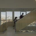 New Headquarters Office Building for IAPSER / Sebastian Stechina + Carlos Di Napoli + Andres Francesconi - Interior Photography, Office Buildings, Stairs, Handrail, Balcony