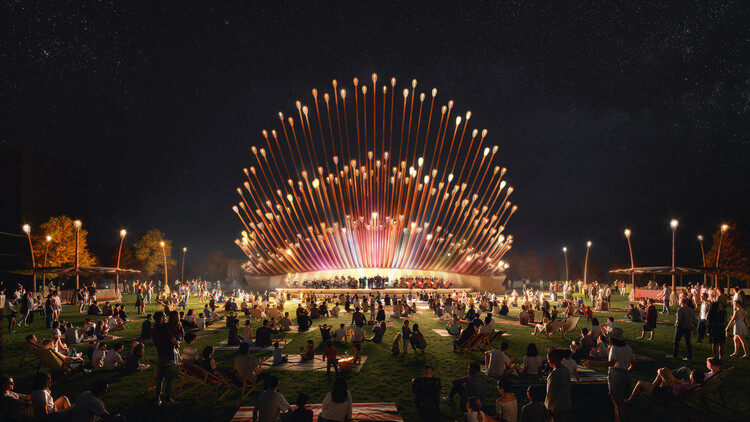 Heatherwick Studio Unveils New Images of Louisville's Belvedere Riverfront Plaza Redesign - Image 5 of 6