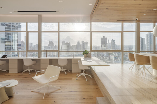 Sartoriale Offices / DOS - G arquitectos - Interior Photography, Wood, Table, Chair, Lighting, Glass