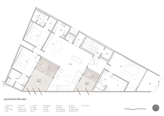 The House of Thirds / Architects Collaborative The House of Thirds / Architects Collaborative - Image 34 of 38