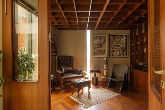 The House of Thirds / Architects Collaborative The House of Thirds / Architects Collaborative - Interior Photography, Wood, Lighting, Shelving, Chair