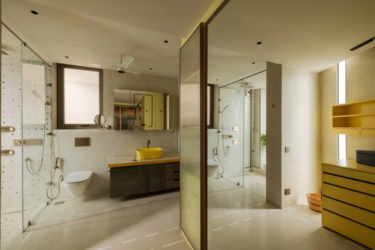 The House of Thirds / Architects Collaborative The House of Thirds / Architects Collaborative - Interior Photography, Bathroom, Wood, Lighting, Glass, Door, Sink