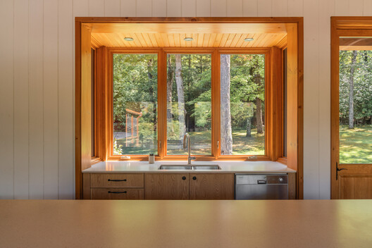 House in Chérive / Paul Bernier Architecte House in Chérive / Paul Bernier Architecte - Interior Photography, Wood, Countertop, Kitchen, Glass, Sink
