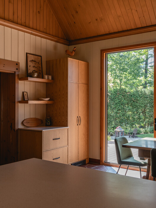 House in Chérive / Paul Bernier Architecte House in Chérive / Paul Bernier Architecte - Interior Photography, Wood, Lighting, Table, Chair, Glass