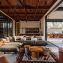 Linea House / Instinto Estudio - Interior Photography, Houses, Beam, Table, Chair