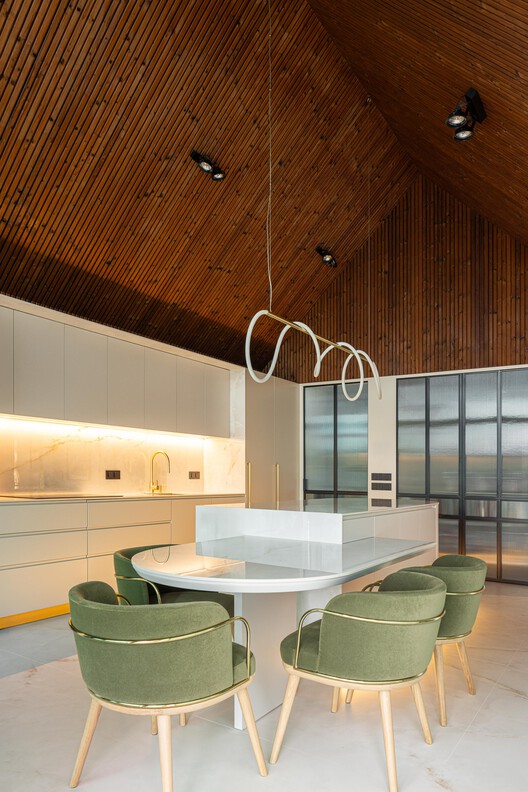 Linha House / Ricardo Azevedo Arquitecto Linha House / Ricardo Azevedo Arquitecto - Interior Photography, Wood, Lighting, Chair, Table, Glass