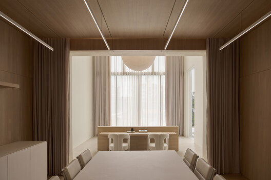 The Earth Crew Headquarters / pinto - Interior Photography, Bedroom, Wood, Lighting, Table, Chair