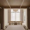The Earth Crew Headquarters / pinto - Interior Photography, Office Buildings, Bedroom, Lighting, Table, Chair