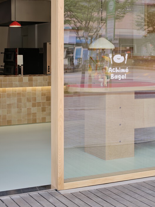 Achime Bagel Store / JOJOWORKSHOP Achime Bagel Store / JOJOWORKSHOP - Interior Photography, Wood, Glass