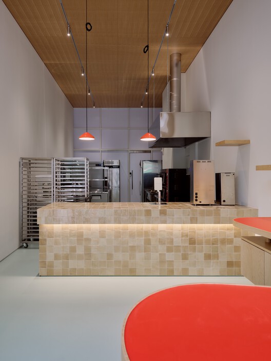 Achime Bagel Store / JOJOWORKSHOP Achime Bagel Store / JOJOWORKSHOP - Interior Photography, Kitchen, Wood, Lighting