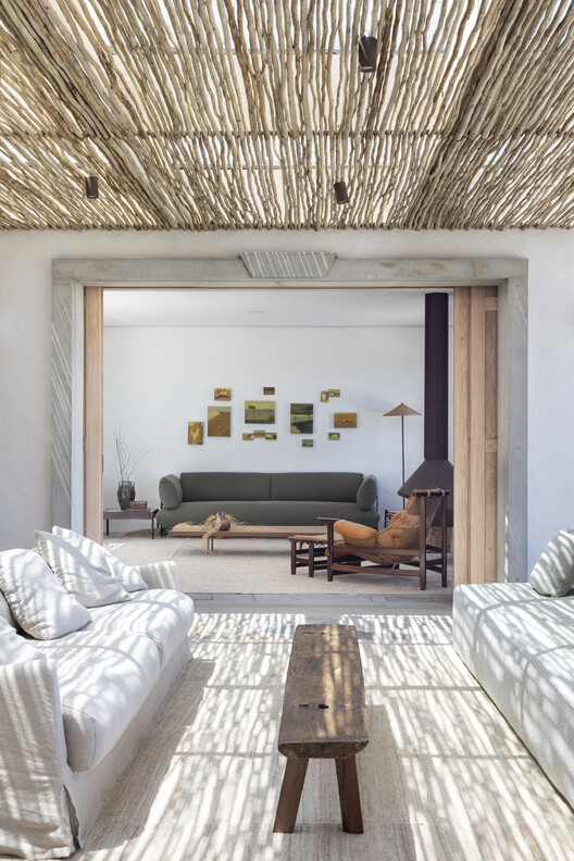 Casa Damata / Melina Romano - Fotografía interior, Dormitorio, Madera, Fijación Vigas