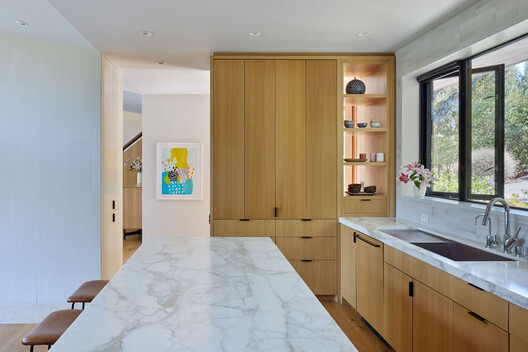 Portola Valley Home  / Schwartz and Architecture - Interior Photography, Kitchen, Countertop, Wood