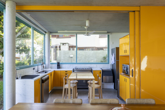 House on the Northern Coast of Sao Paulo / André Vainer Arquitetos House on the Northern Coast of Sao Paulo / André Vainer Arquitetos - Interior Photography, Kitchen, Wood, Countertop, Sink