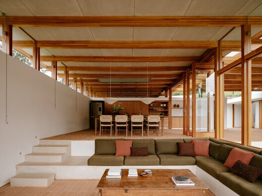 Yoshi House / AR Arquitetos Yoshi House / AR Arquitetos - Interior Photography, Living Room, Wood, Beam