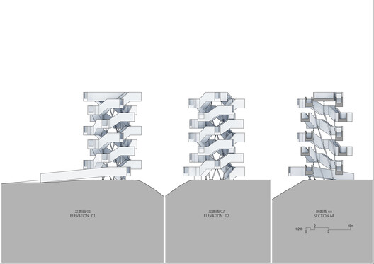 Chenhu Migratory Bird Observation Tower / Xiang Architects Chenhu Migratory Bird Observation Tower / Xiang Architects - Image 17 of 20