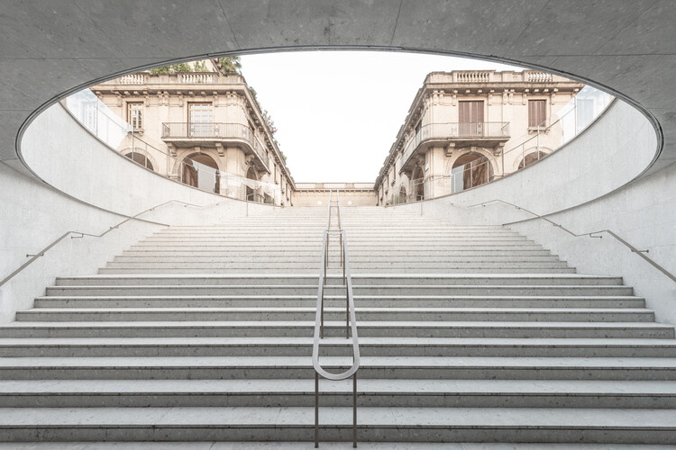 Centro Piacentiniano / CN10 architetti - Drawings, Public Architecture, Stairs, Handrail