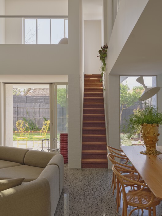 Maribyrnong I House / Studio Ceravolo Maribyrnong I House / Studio Ceravolo - Interior Photography, Living Room, Wood, Stairs, Chair